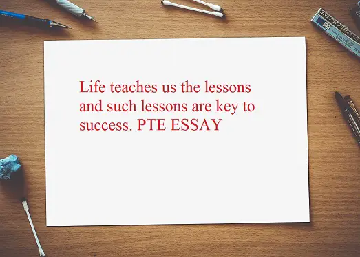 LIFE TEACHES LESSONS